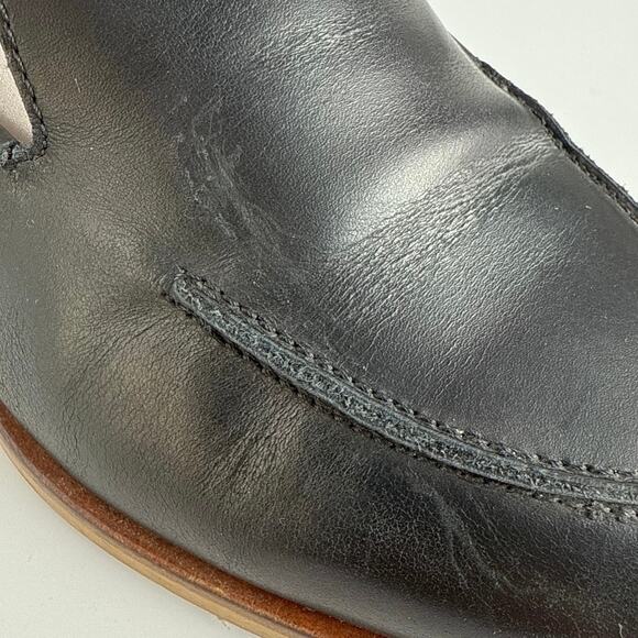 Everlane Women's Black Leather Slip On Low Top Almond Toe Loafers Shoes Size 8 - Picture 7 of 7